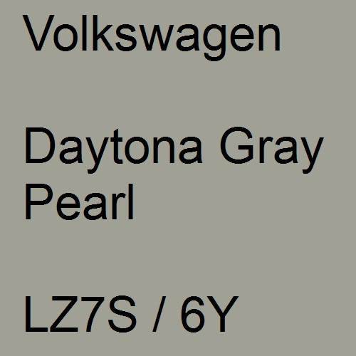 Volkswagen, Daytona Gray Pearl, LZ7S / 6Y.